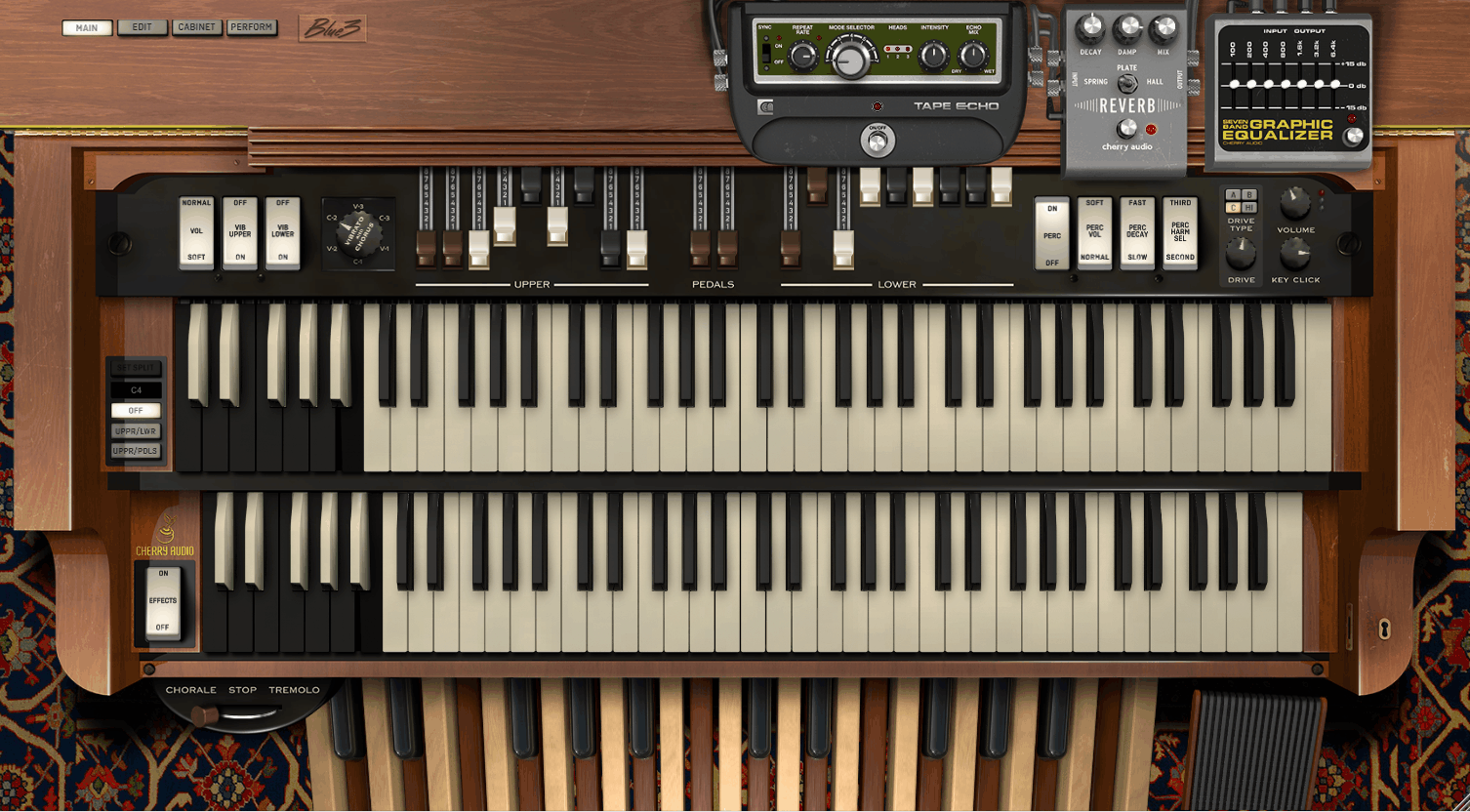Cherry Audio Blue3 Tonewheel Organ