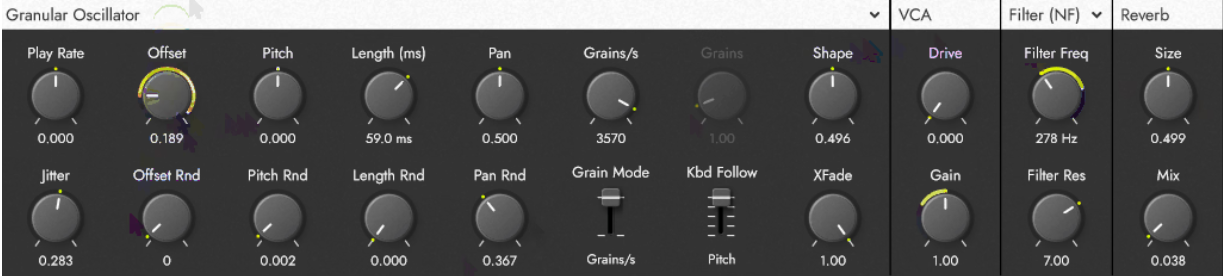PolyFreq Phonon Grain Oscillator